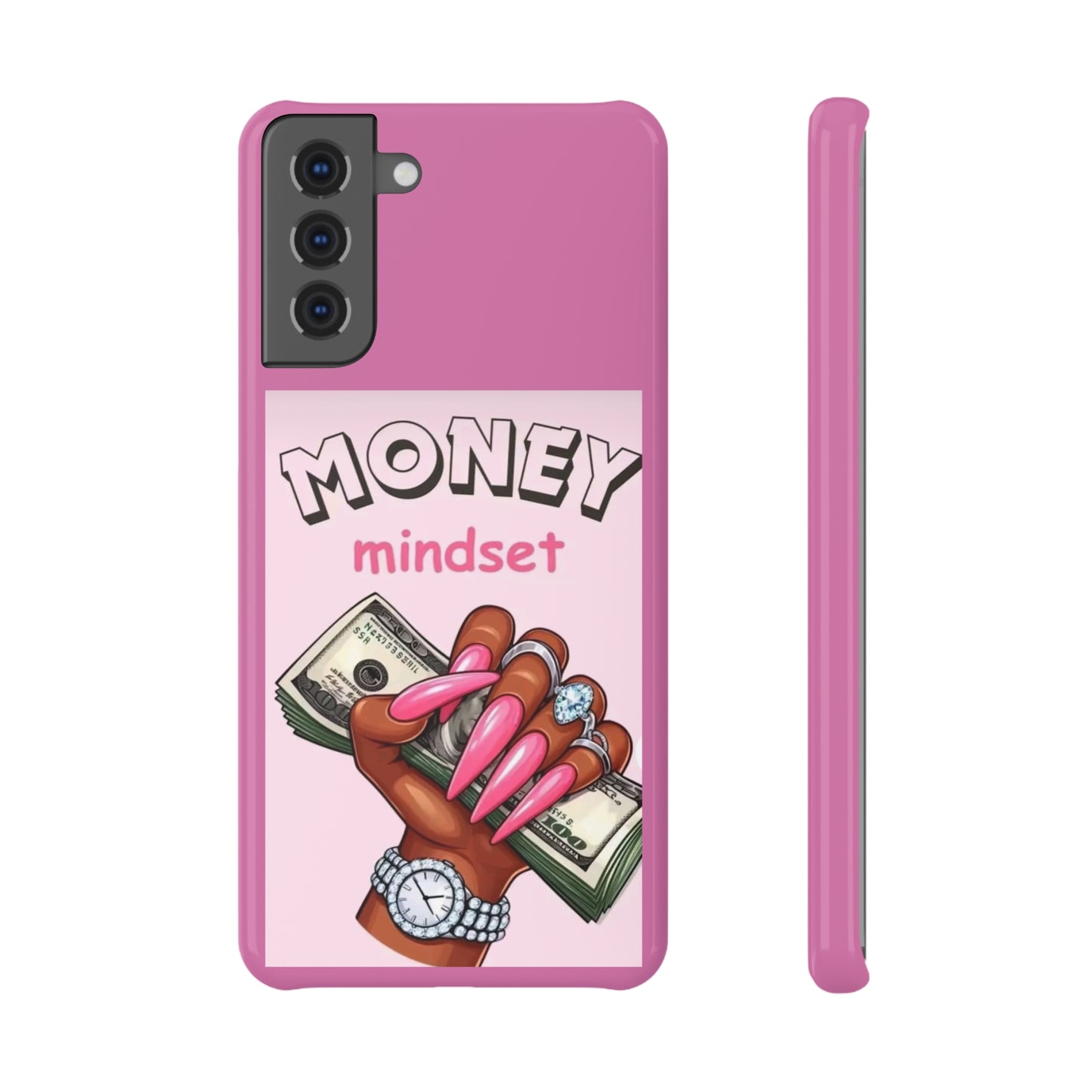 Chic Money Mindset Slim Snap Case for Confident Individuals