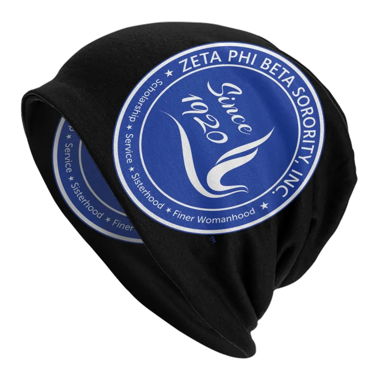 Zeta Phi Beta Sorority Logo Beanie Cap Winter Bonnet Femme Knitting Hats Hip Hop Outdoor Greek Letter 1920 Skullies Beanies Hats