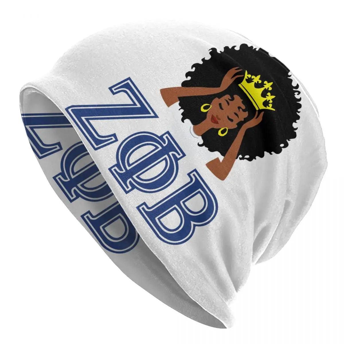 Zeta Phi Beta Sorority Logo Beanie Cap Winter Bonnet Femme Knitting Hats Hip Hop Outdoor Greek Letter 1920 Skullies Beanies Hats