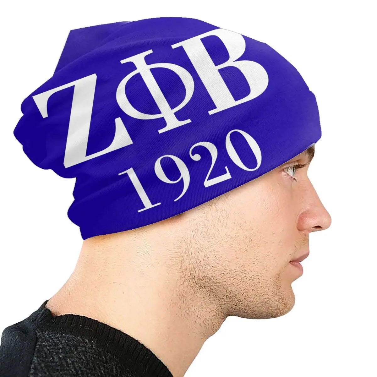 Zeta Phi Beta Sorority Logo Beanie Cap Winter Bonnet Femme Knitting Hats Hip Hop Outdoor Greek Letter 1920 Skullies Beanies Hats