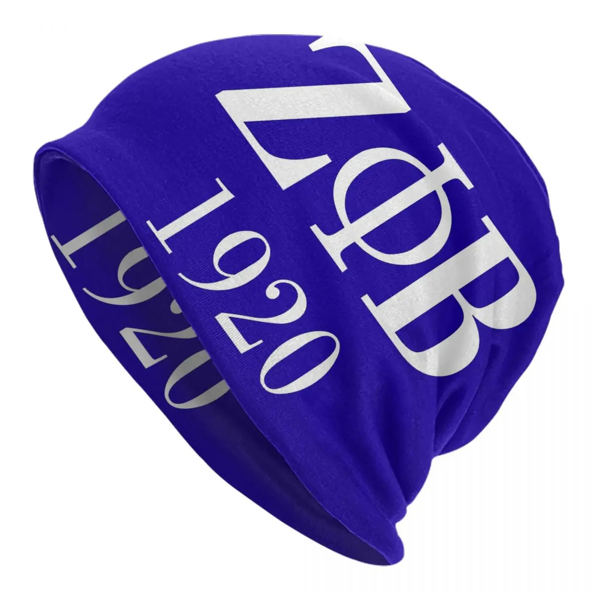 Zeta Phi Beta Sorority Logo Beanie Cap Winter Bonnet Femme Knitting Hats Hip Hop Outdoor Greek Letter 1920 Skullies Beanies Hats